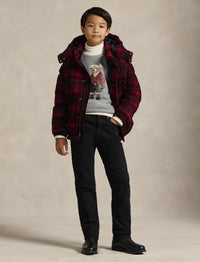 Sweat Polo Bear en molleton - Bear Vintage Pepper Heather