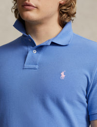 Polo coupe classique en coton piqué - New England Blue
