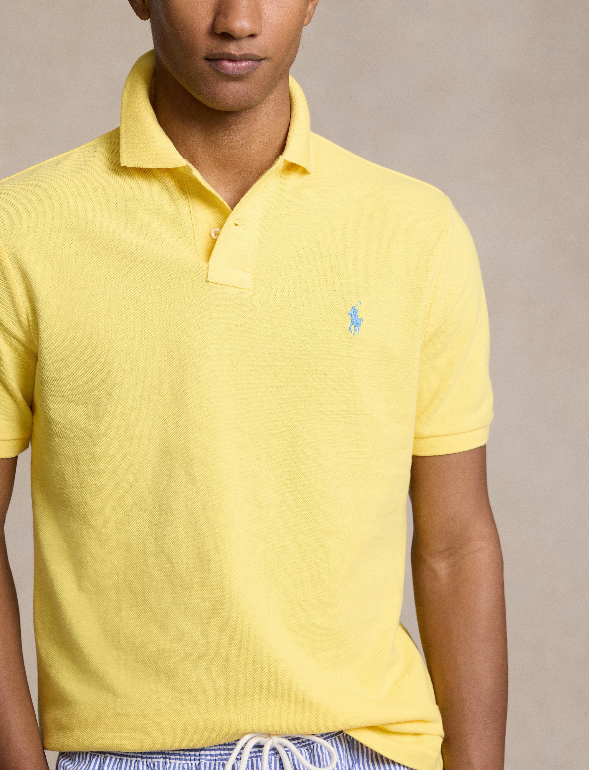 Polo coupe classique en coton piqué - Oasis Yellow