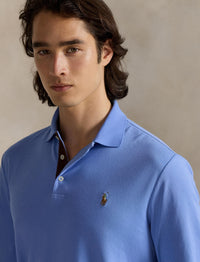 Polo en coton doux Slim Fit - Fall Blue