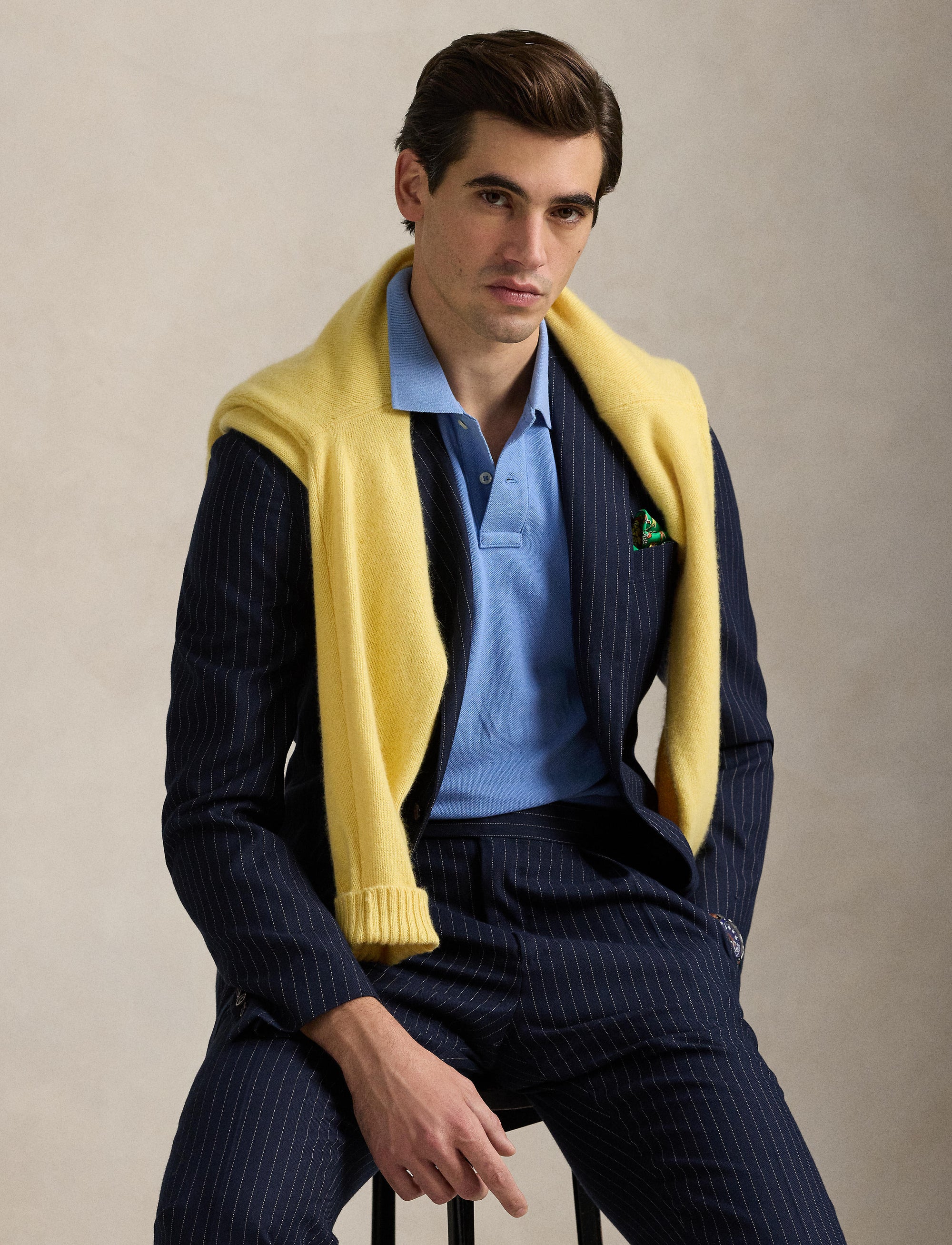 Polo iconique en coton piqué - Campus Blue
