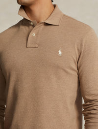 Polo coupe ajustée en piqué - Grey Cloud Heather