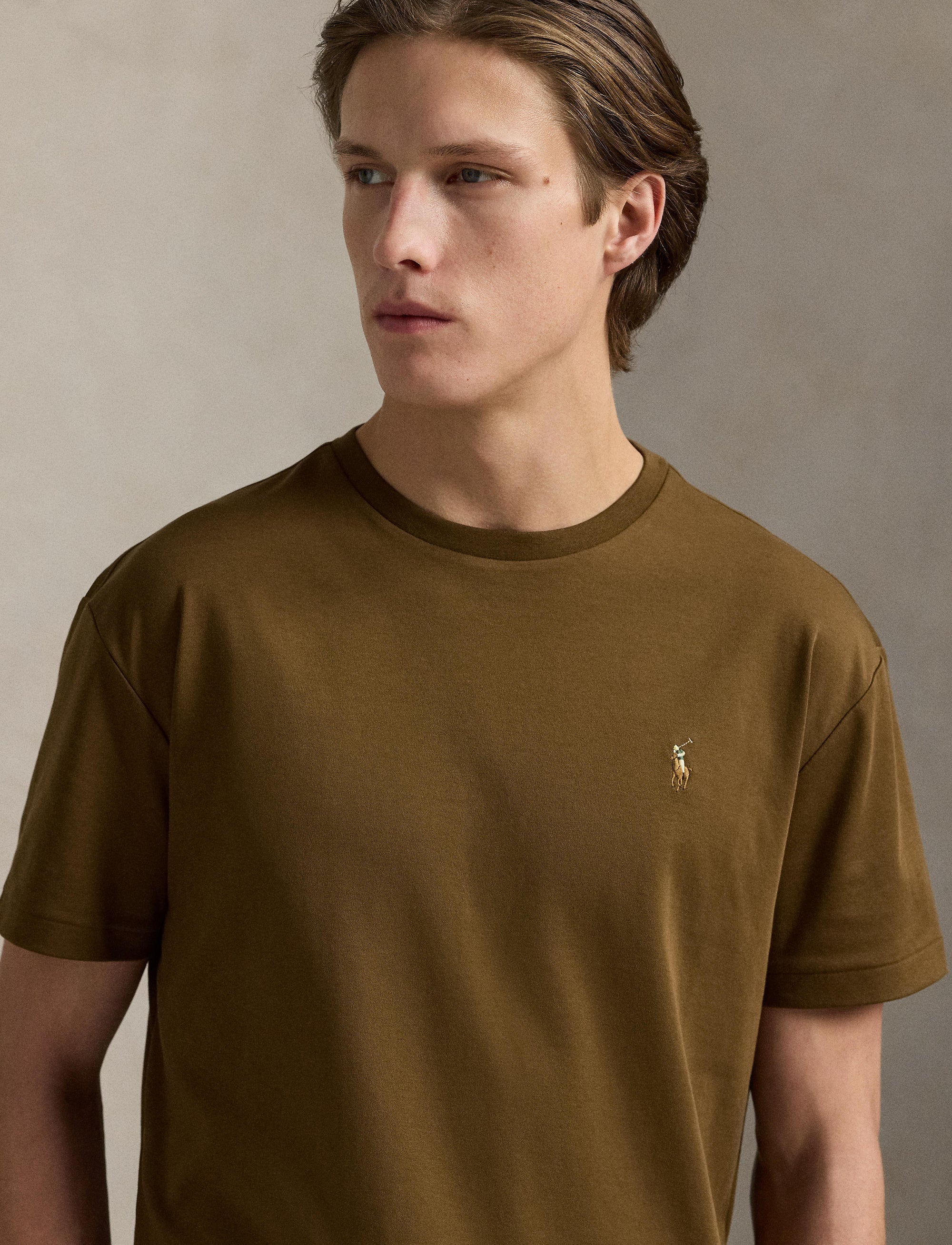 T-shirt Custom Slim Fit - Nature Brown