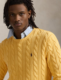 Pull en coton torsadé - Fall Yellow