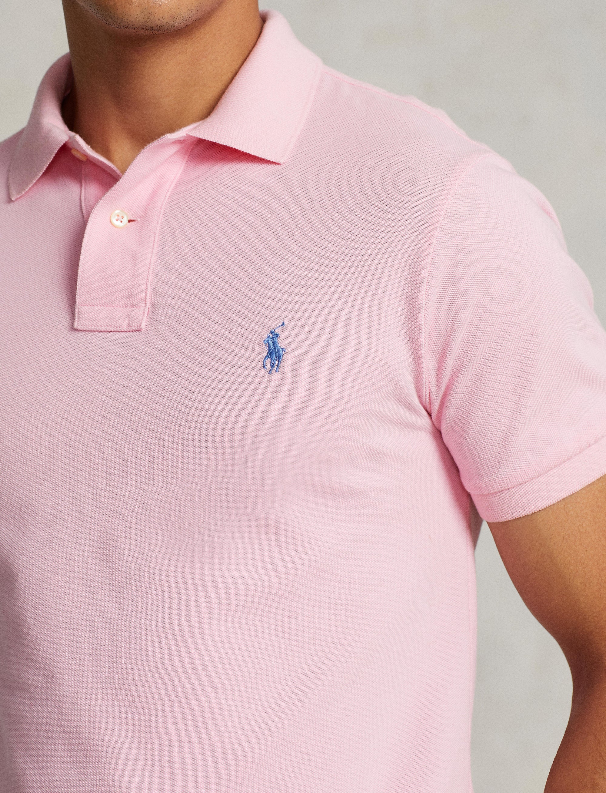 Le polo iconique en coton piqué - Carmel Pink