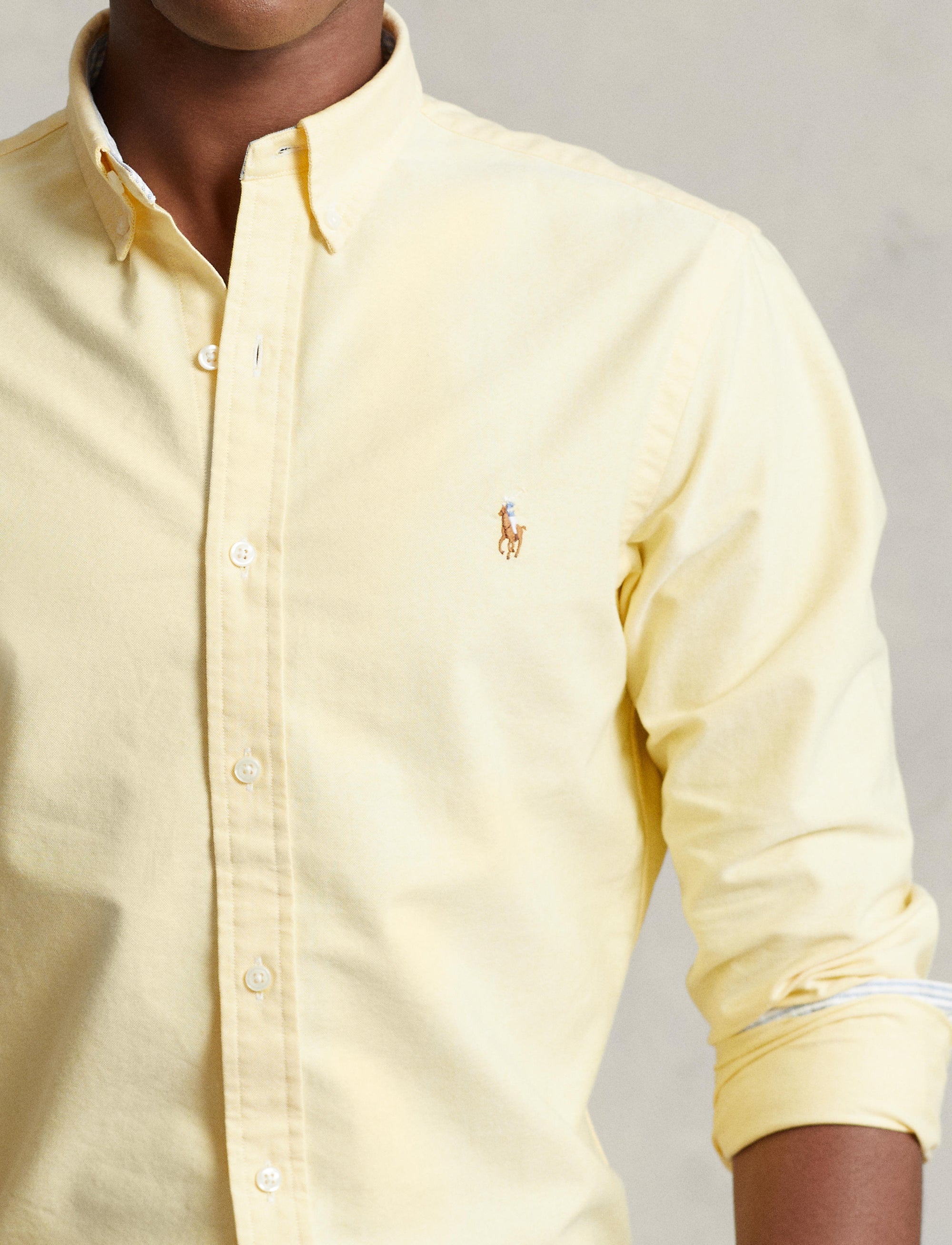 Chemise Oxford cintrée - Yellow Oxford
