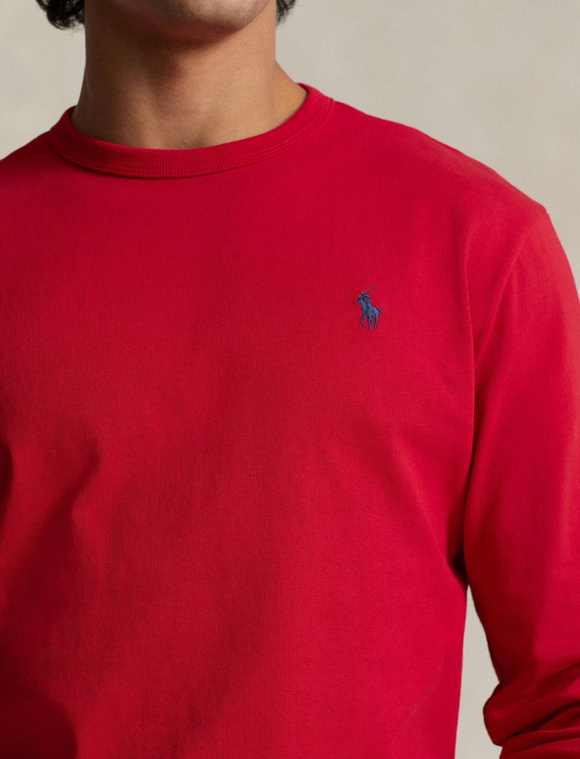 Classic thick jersey T-shirt - Red