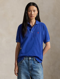 Polo coupe originale en coton piqué - Graphic Royal