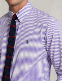 1pcs / NEW // 4655K LAVENDER/WHITE SPORT SHIRT LONG SLEEVE SLBDPPCS