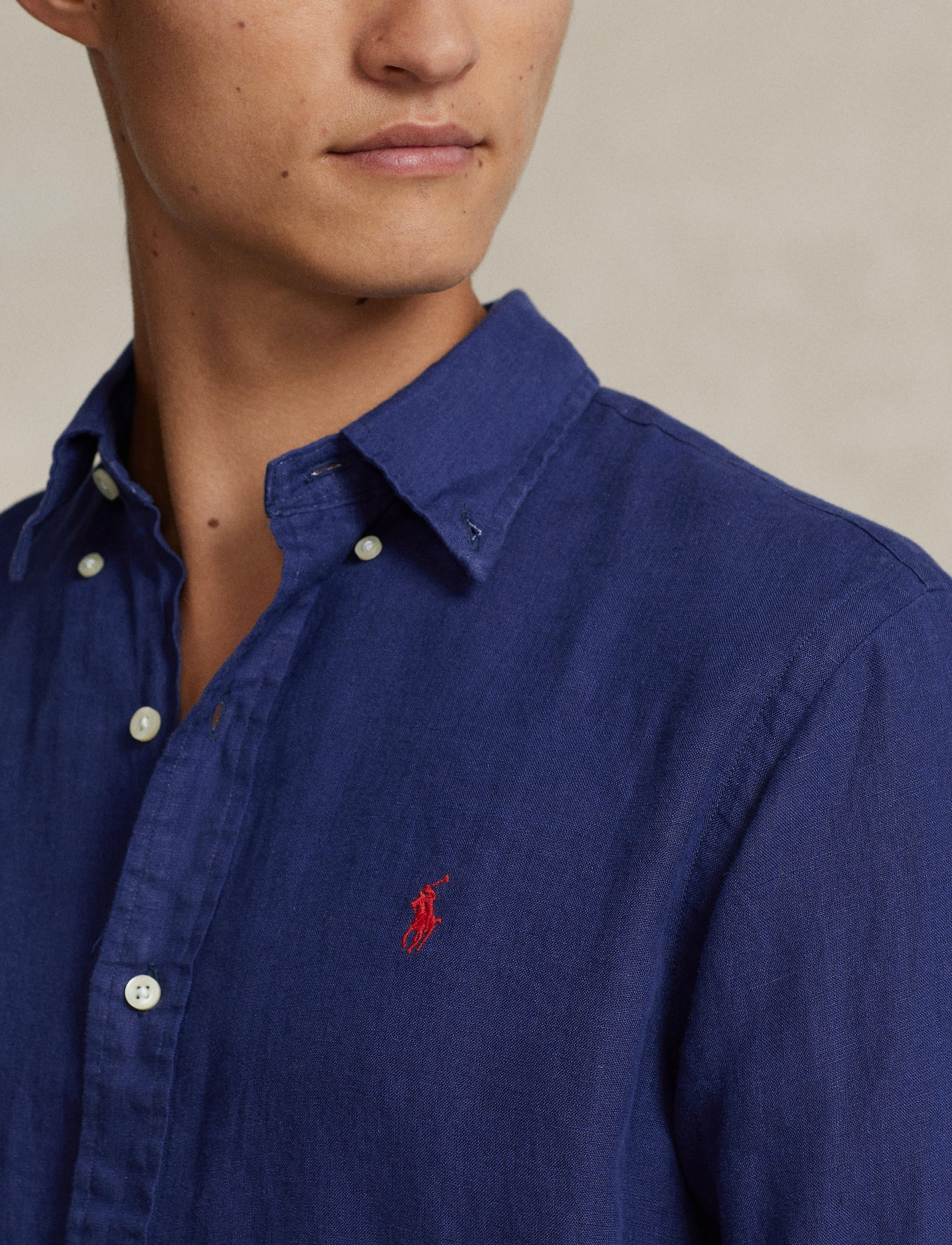 Chemise ajustée en lin - Holiday Navy