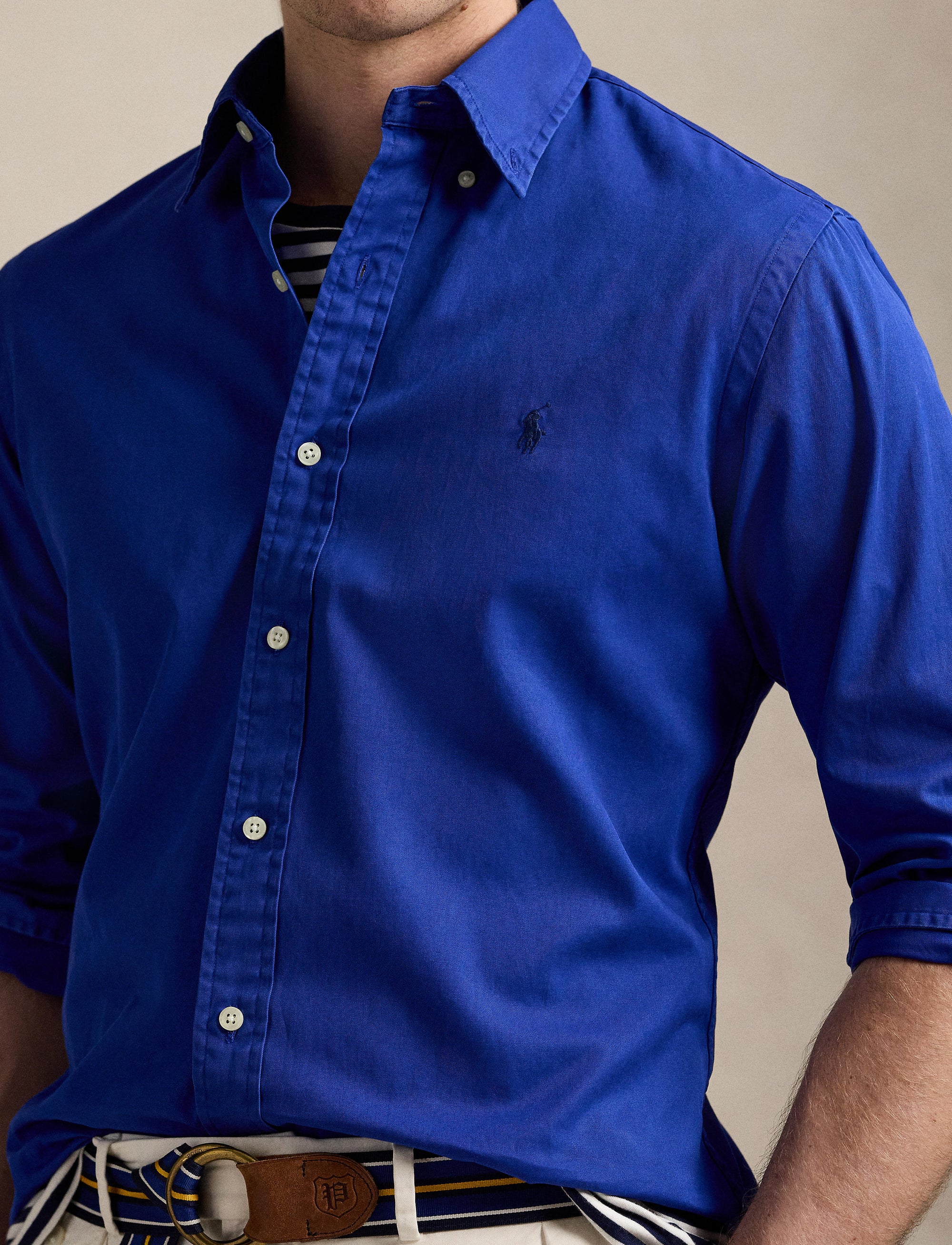 Chemise ajustée en sergé  - Heritage Royal
