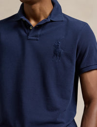 Polo Big Pony en piqué coupe ajustée - Cruise Navy