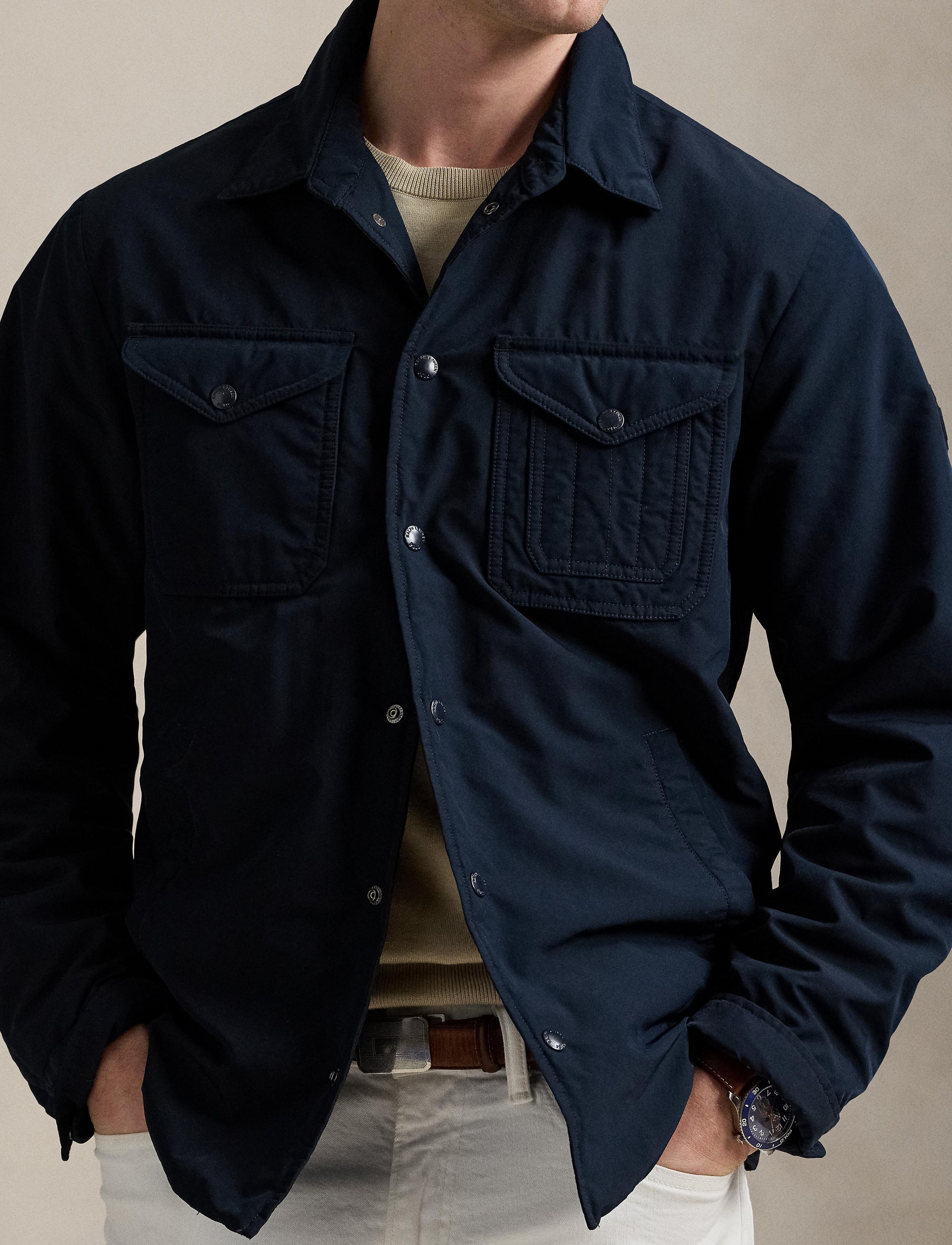 Pearson overshirt - Navy collection