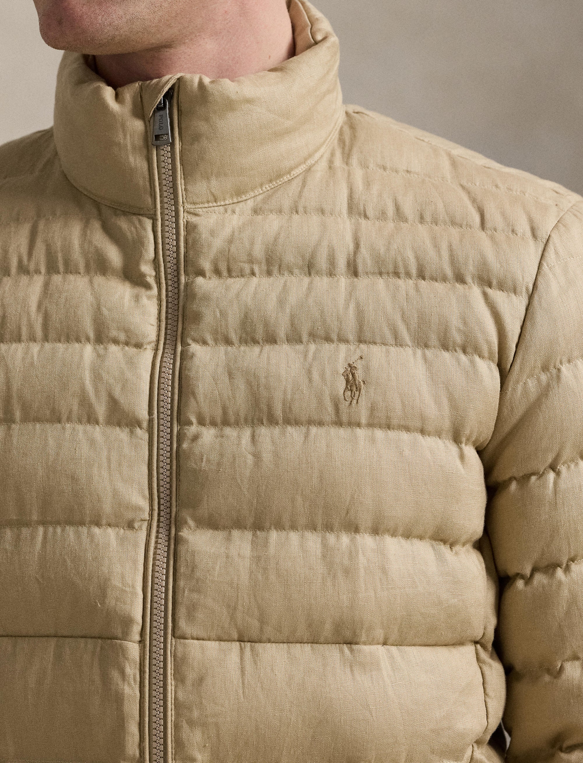 La veste matelassée Colden en lin - Coastal Beige