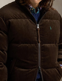 Wyoming corduroy down jacket - Dark Beech