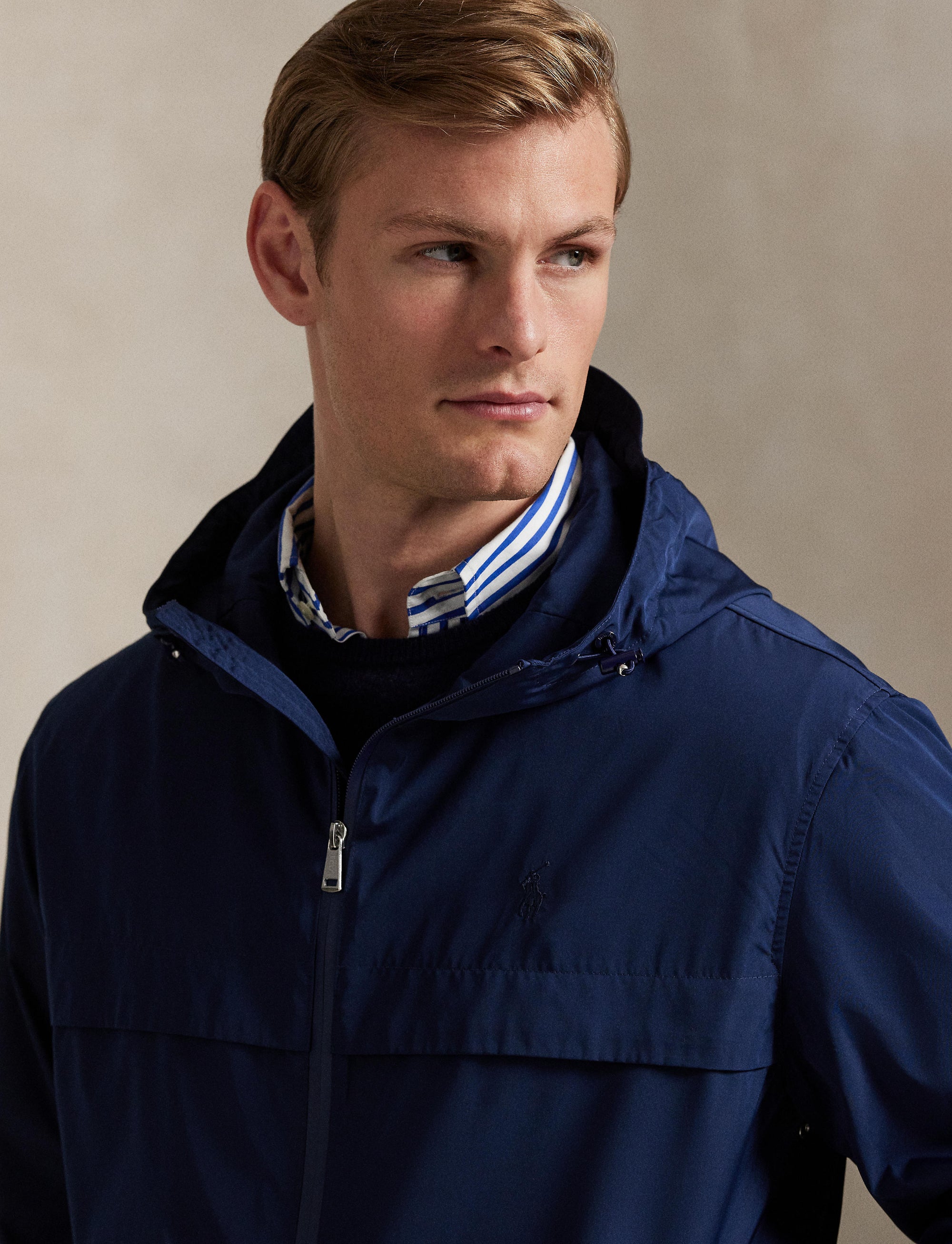 Glenmoor hooded jacket - Newport Navy