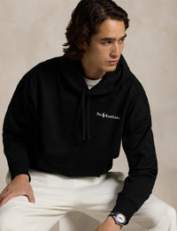 Sweat capuche Relaxed Fit logo en molleton - Polo Black