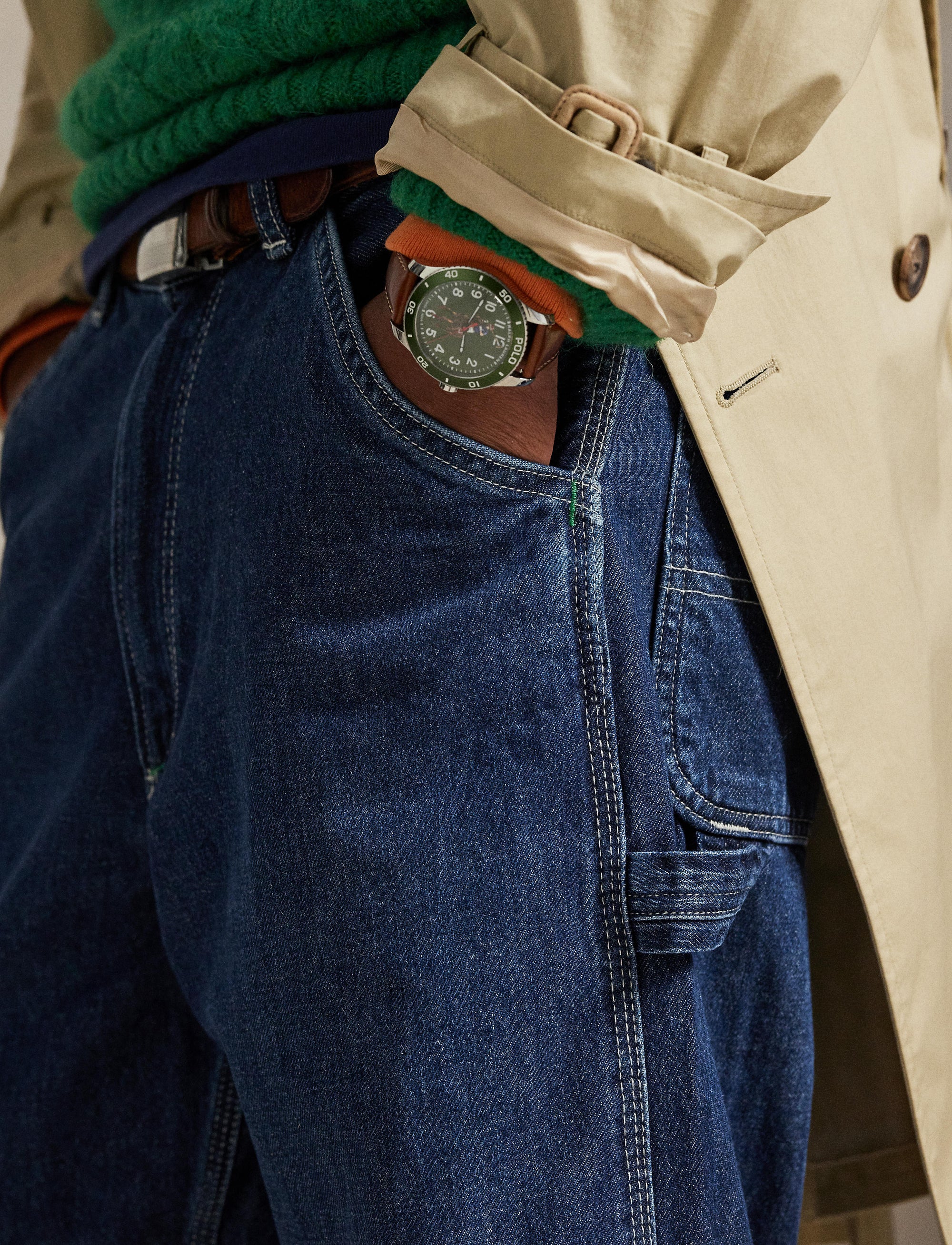 Jean charpentier coupe Polo Dungaree - Mast West