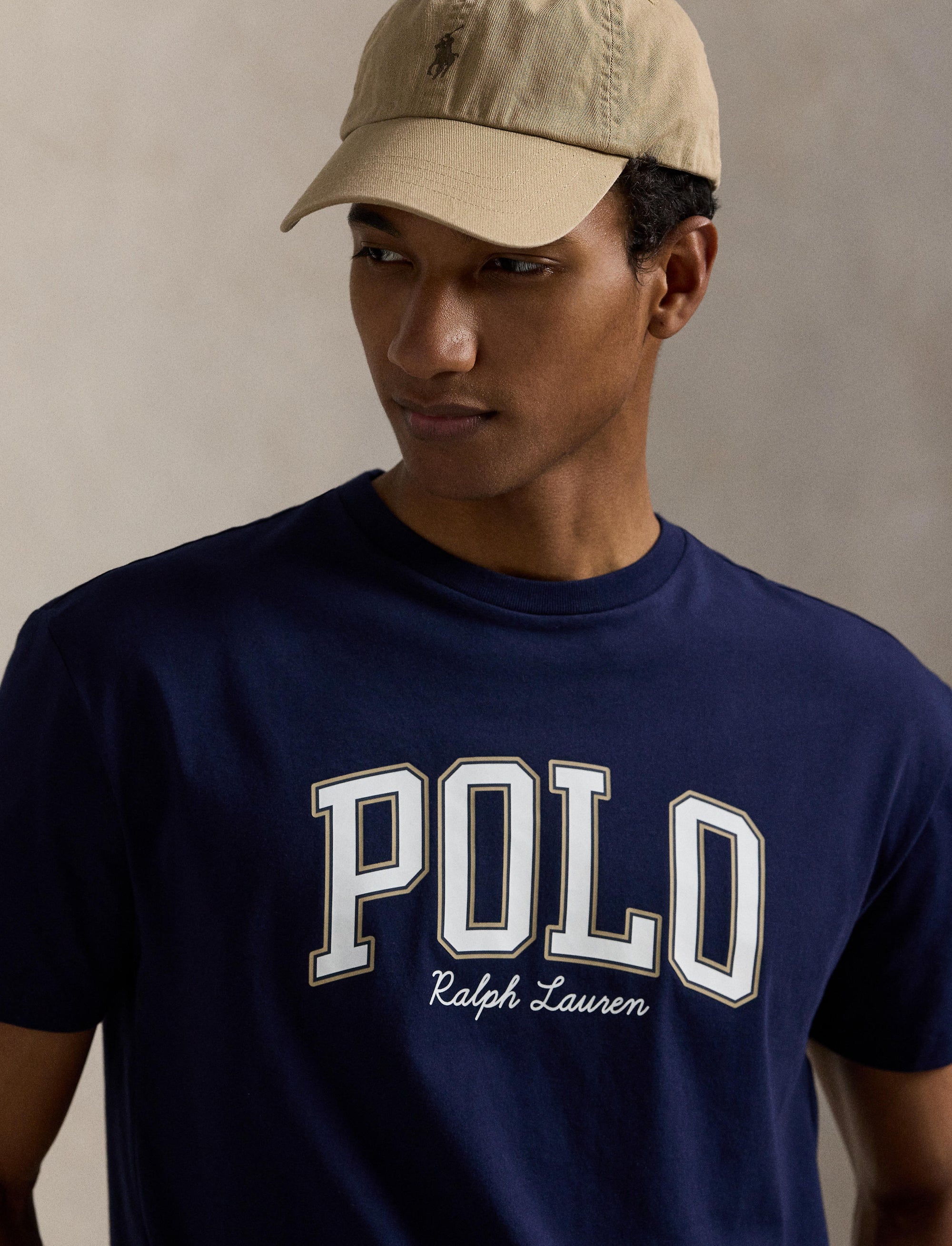 T-shirt à logo Custom Slim Fit - Cruise Navy