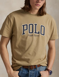 T-shirt à logo Custom Slim Fit - Surrey Tan