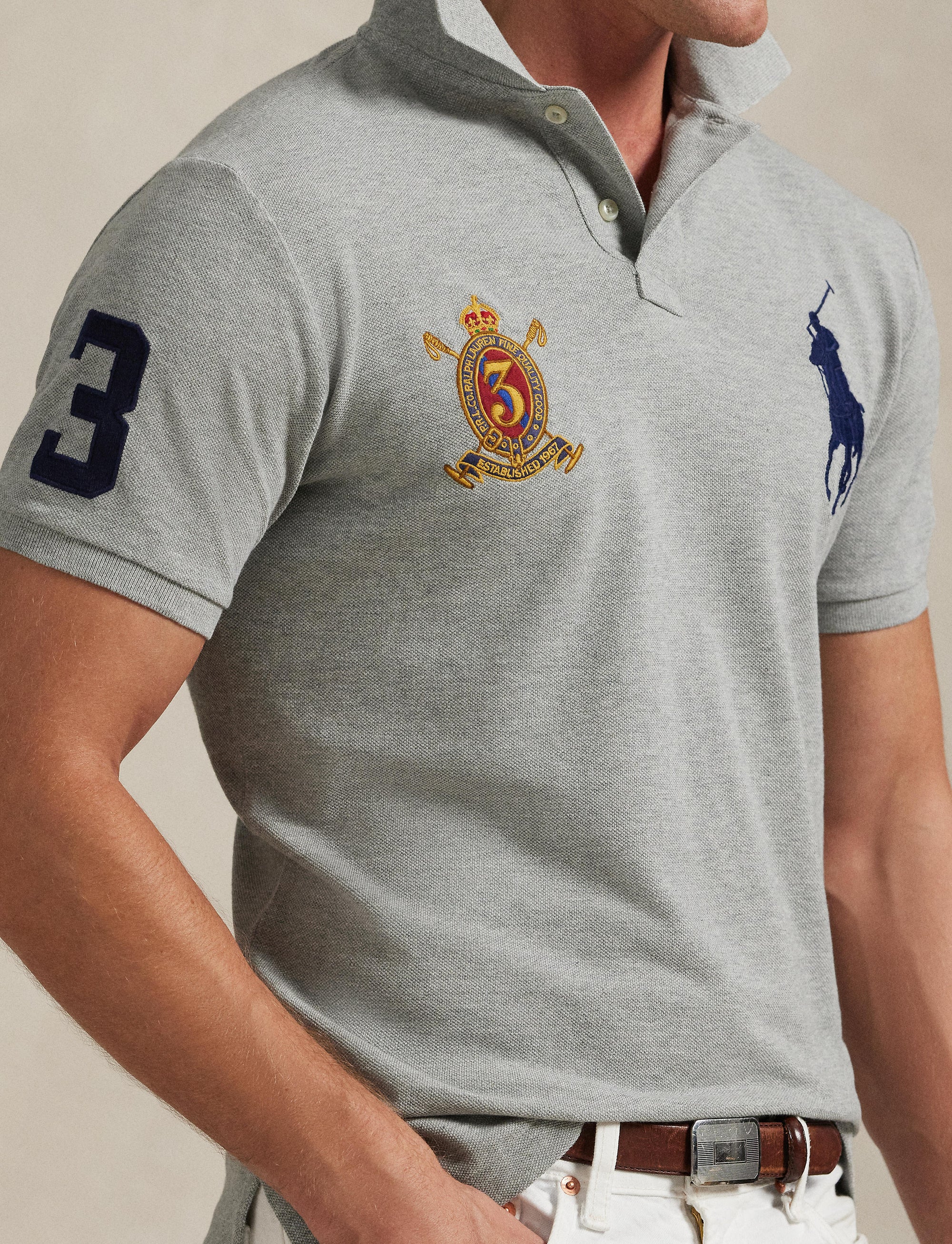 2pcs / NEW // ANDOVER HEATHER POLO SHIRT SHORT SLEEVE SSKCCMSLM1
