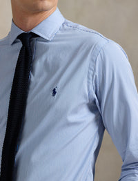 Chemise en popeline rayée Custom Fit - Blue & White