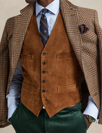 Suede cardigan - New Pale Russet