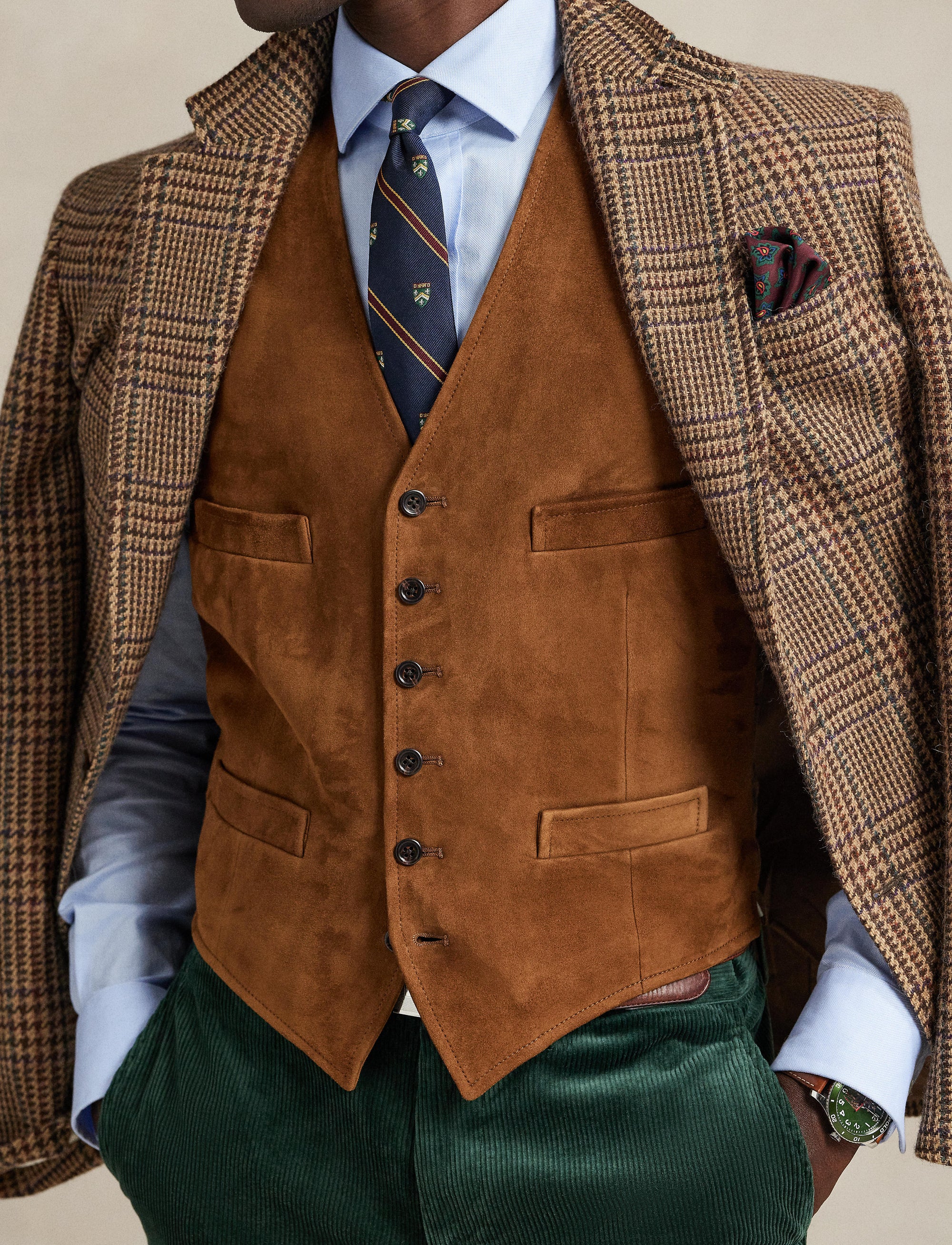 Suede cardigan - New Pale Russet