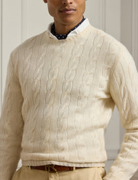 Pull en cachemire torsadé - Classic Cream