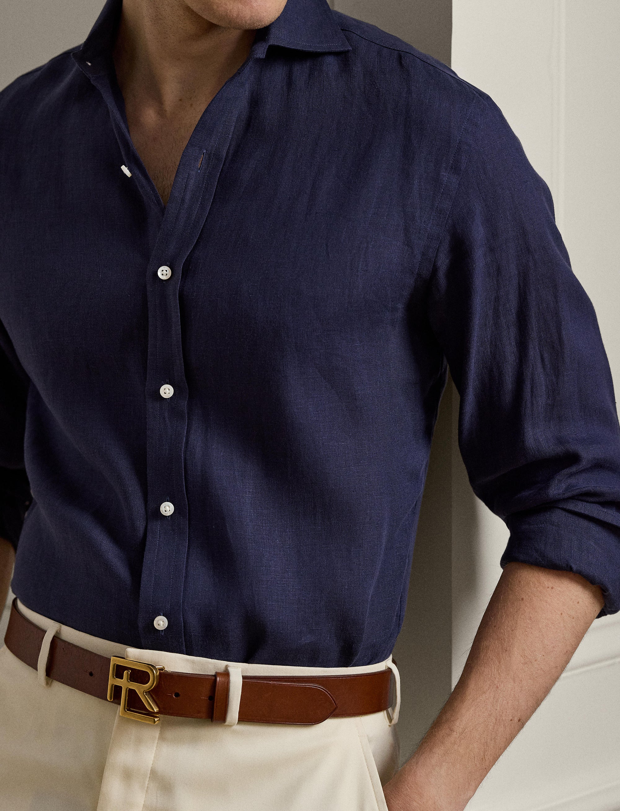 Chemise en lin - Classic Navy
