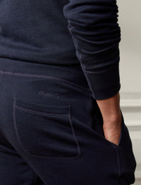 Fleece jogging trousers - Chairman Navy Melange