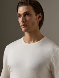 2pcs / NEW // OPTIC WHITE PULLOVER LONG SLEEVE LS CN PO