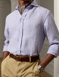 Linen shirt - Lavender