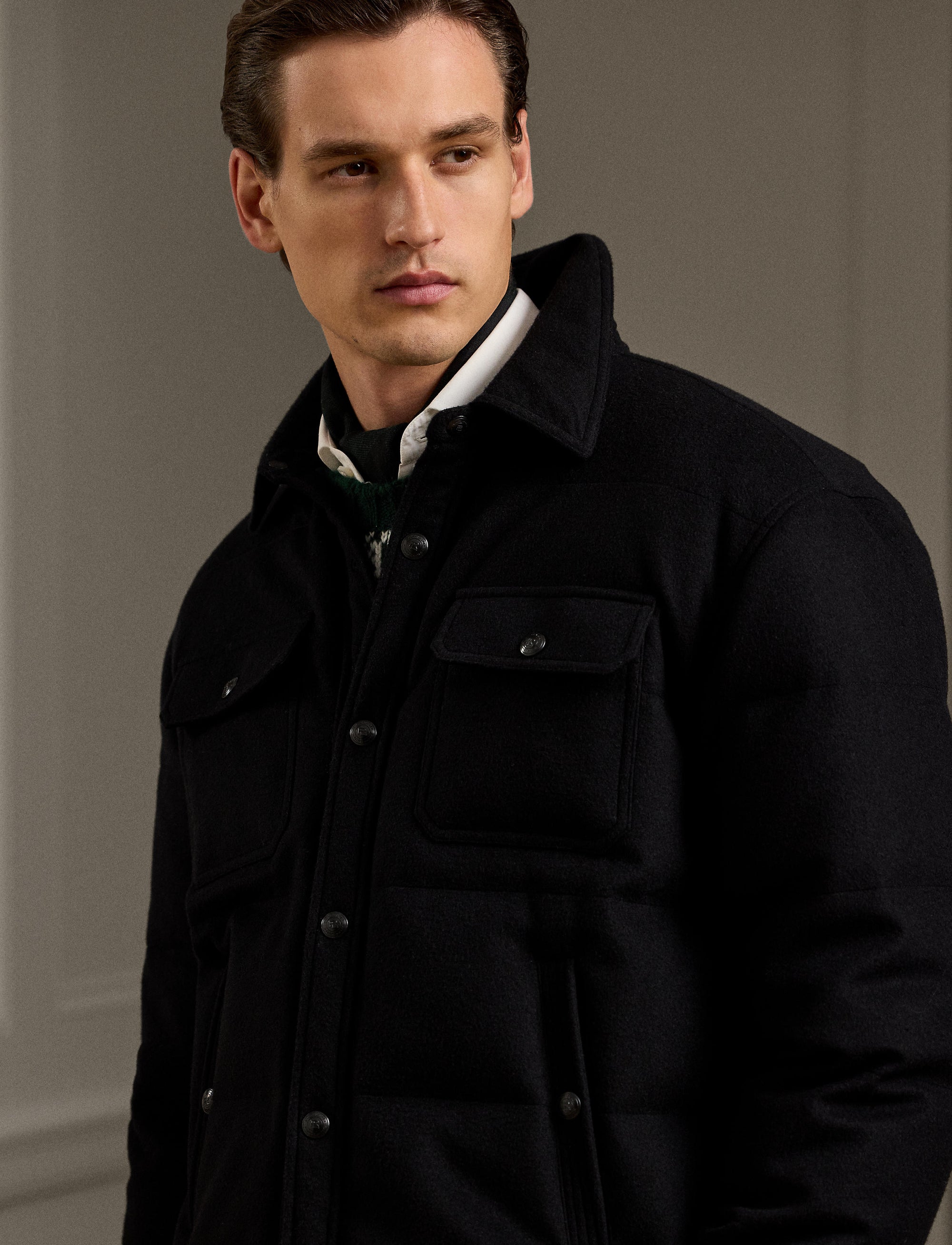 Doudoune Bennett en laine - Polo Black