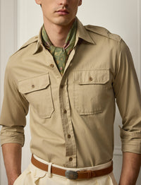 Chemise en sergé de chino - Classic Tan