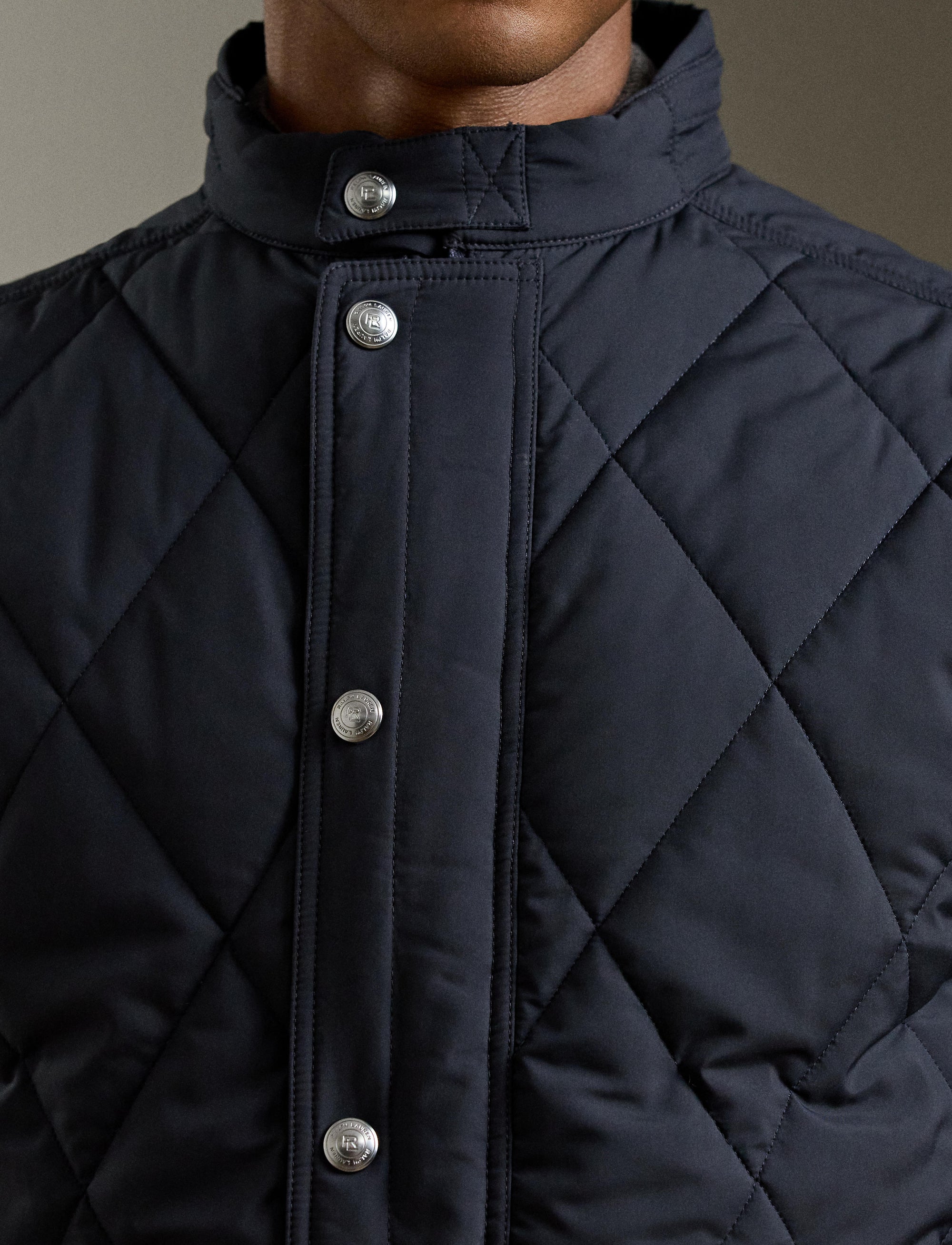 Carleton quilted down cardigan - Classic Chairman Navy