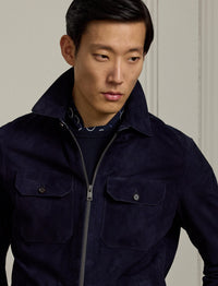 Surchemise en daim - Classic Chairman Navy