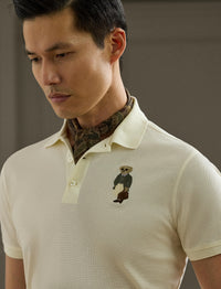 Polo Polo Bear Custom Slim en piqué - Classic Cream