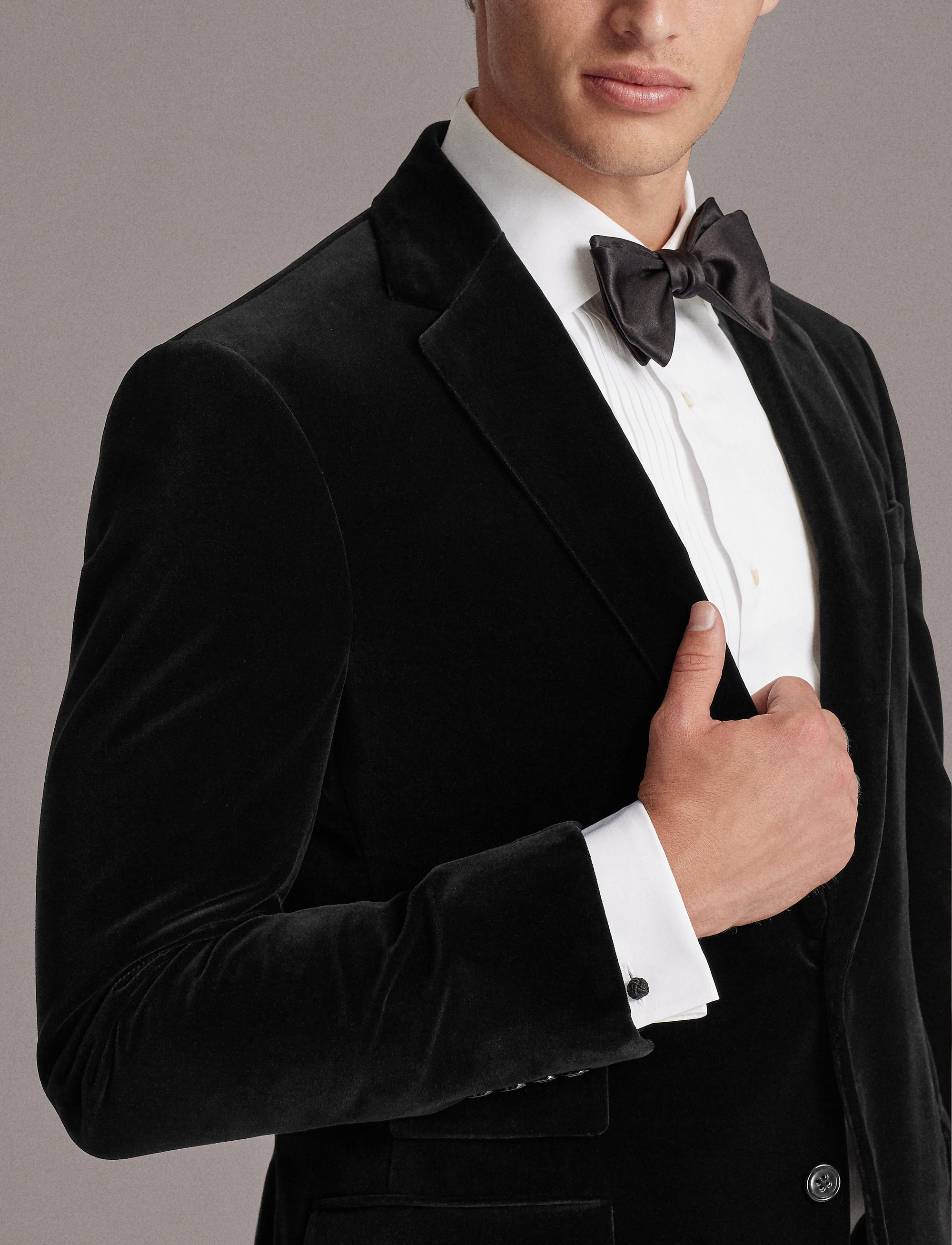 Chemise de smoking en popeline - White