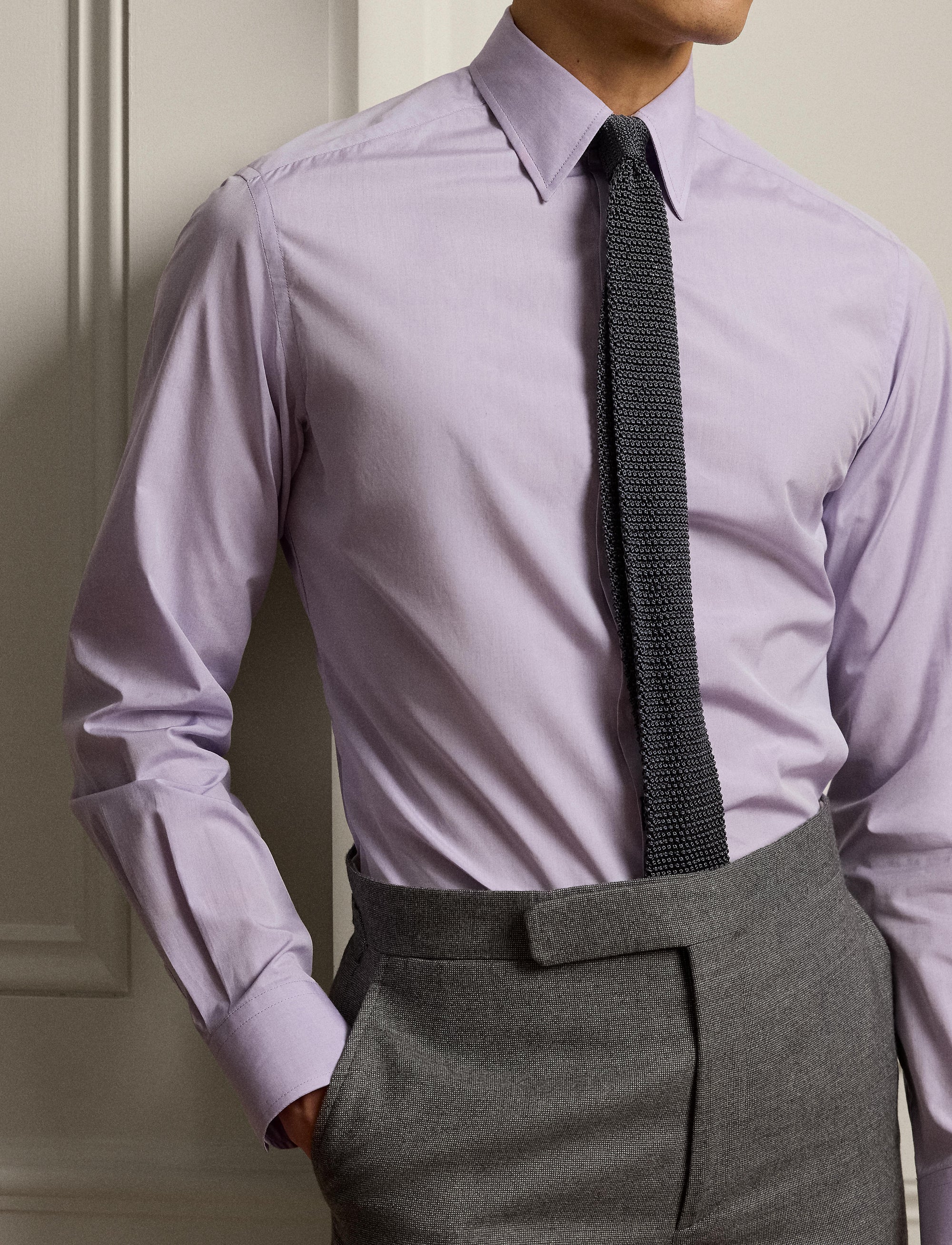Chemise fil-à-fil - Lavender