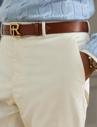 Pantalon Straight Fit en chino stretch - Optic White