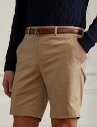 Short Straight Fit en chino stretch - Khaki