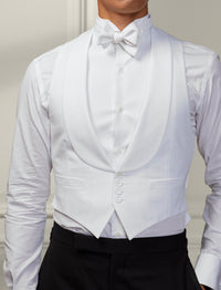 Gilet en piqué - White
