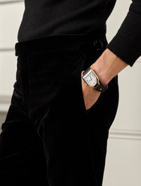 Pantalon Gregory en velours - Black