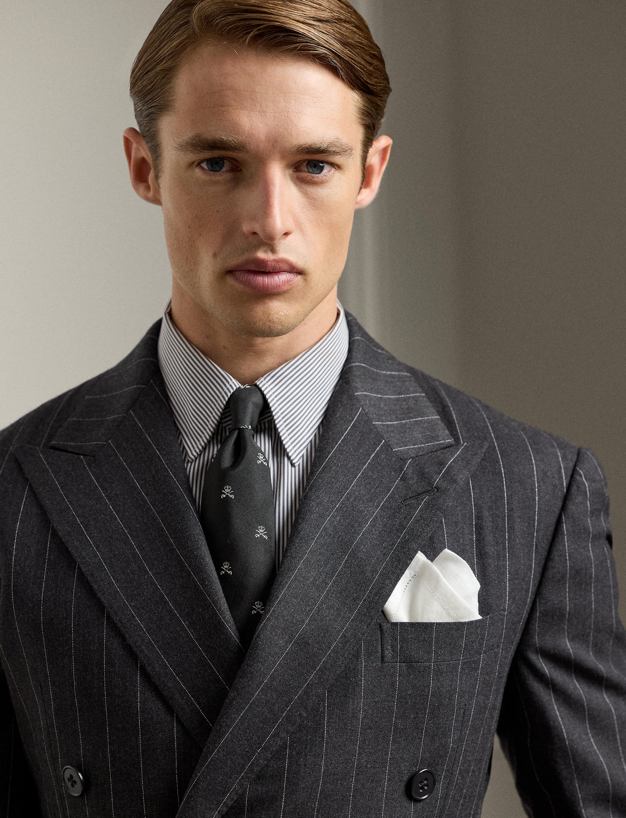 Costume Kent en laine - Charcoal & Grey