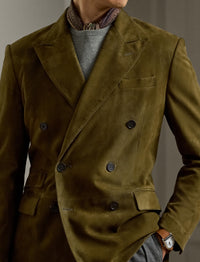 Blazer Kent en daim - Thicket Moss