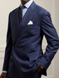Costume Kent en sergé de laine - Classic Navy