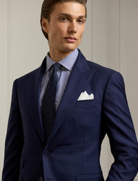 Gregory suit in wool twill - Classic Navy