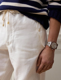 Linen trousers - Classic Cream