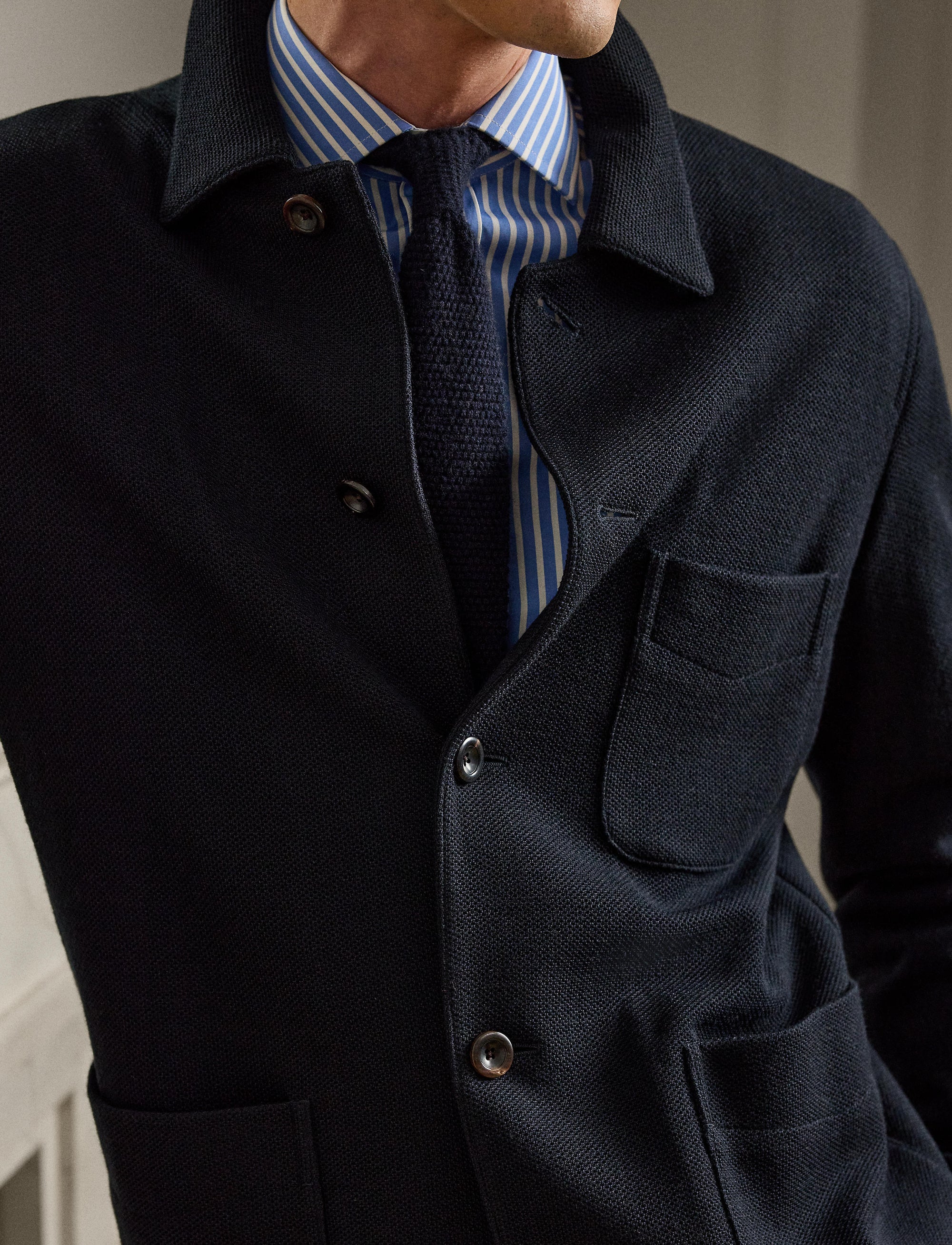 Veste Jasper en laine - Navy
